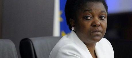 Cécile Kyenge, ministre de l'intégration italienne d'origine congolaise. Elle est victime d'insultes racistes depuis son entrée au gouvernement.