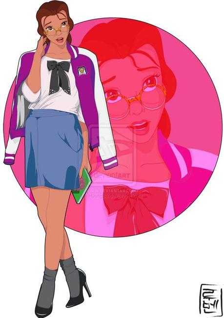 Les Princes et Princesses Disney relookés en fashionistas...