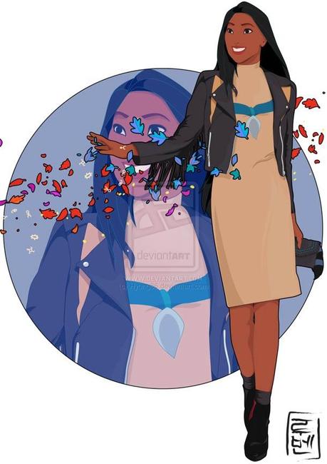 Les Princes et Princesses Disney relookés en fashionistas...