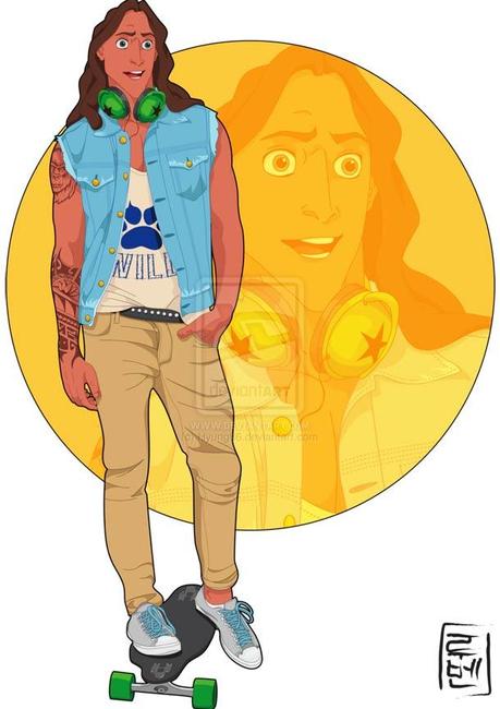 Les Princes et Princesses Disney relookés en fashionistas...