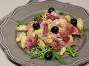 Salade gnocchis méridionale Gnocchis salad from south