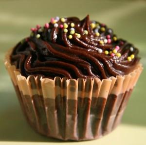 Cupcakes au chocolat… Mes premiers!