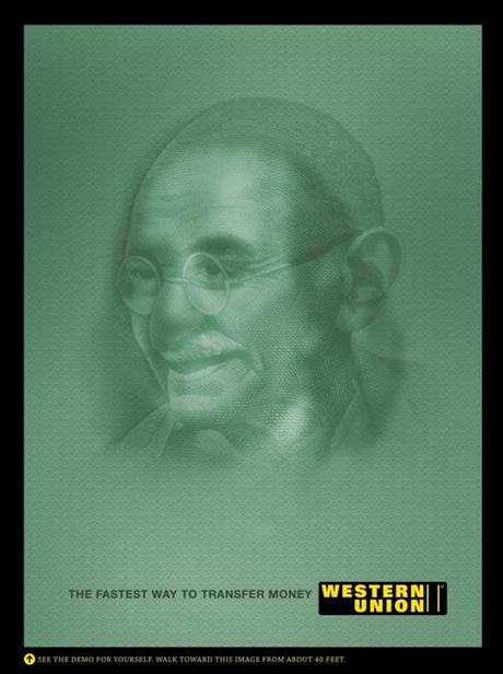 Western Union, Benjamin Franklin -Gandhi