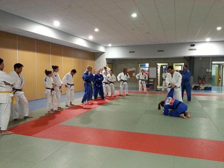 Entraînement avec l'équipe du Luxembourg