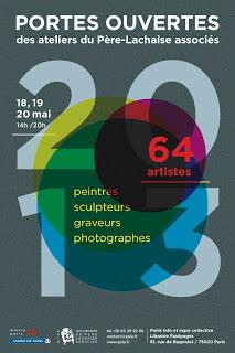 Bon plan sortie ! Portes ouvertes chez les artistes des Ateliers du Père-Lachaise du 18 au 20 mai 2013.
