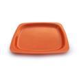 assiete plastique couleur orange