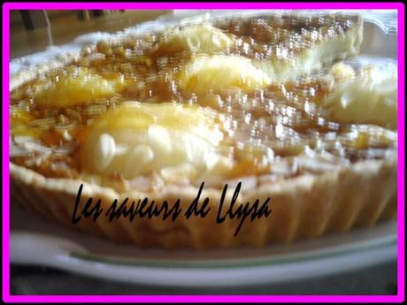 Tarte aux poires et aux amandes