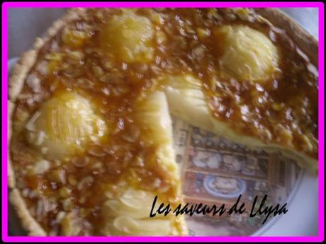 Tarte aux poires et aux amandes