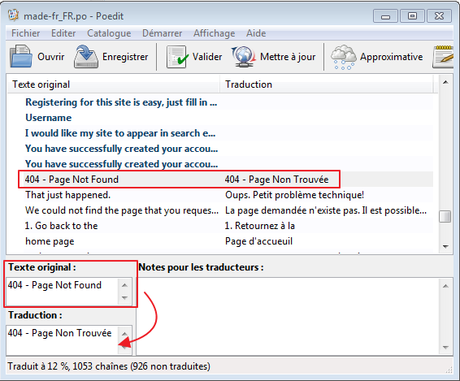 poedit1 Traduire son thème