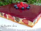 Bavarois citron fruits rouges