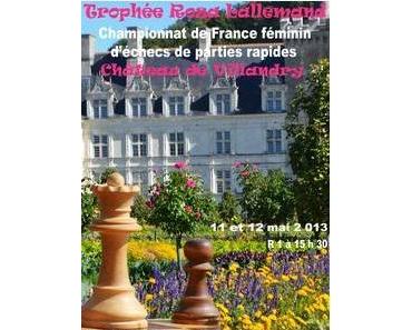 Échecs à Villandry : 12e championnat de France féminin