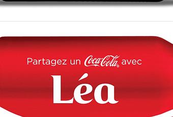 Invitez votre ami-e avec un Coca Cola personnalisé à son nom - Paperblog