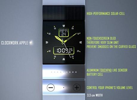 Concept iWatch Wet Dream connecté à l'iPhone, iPad ou Mac...