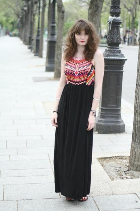 robe longue azteque