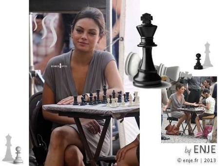 Mila Kunis joue aussi aux échecs