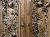 Frères Asam: porte originale porche maison Asam Sendlingerstrasse