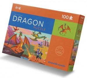 Puzzle dragons - 100 pièces - Crocodile Creek