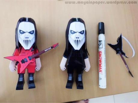 Papertoy Slipknot – Mick Thomson (x 2)