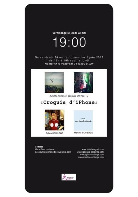 Exposition: ''Croquis d'iPhone''...
