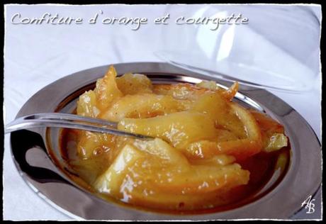 Confiture d’orange et courgette