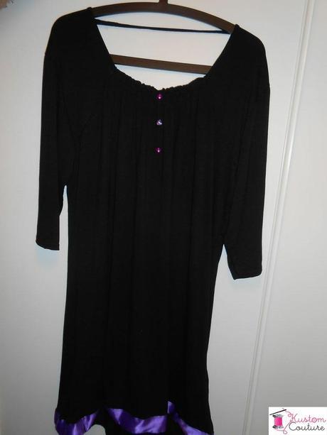 DIY/ Customisation d'une robe noire