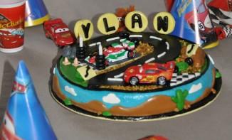 Gâteau 3D Flash Mc Queen (Cars)