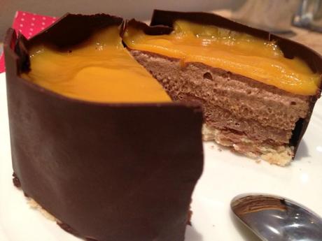 Entremets Coco-Choco-Passion, coque de Guanaja