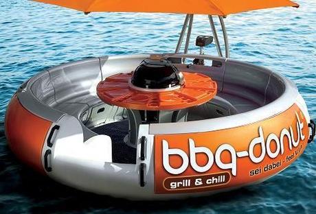 Le BBQ Donut Boat!