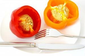 Poivrons-coupés-en-deux