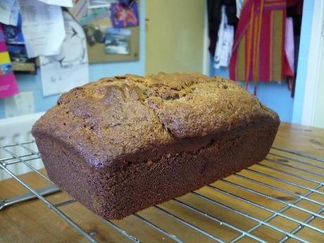 Le banana bread se repose
