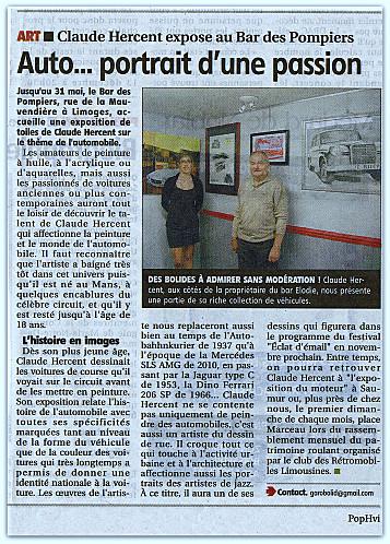 Article Le Populaire du 9 mai 2013