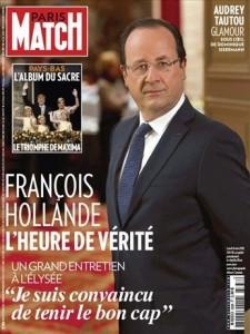 Francois Hollande dans Paris Match