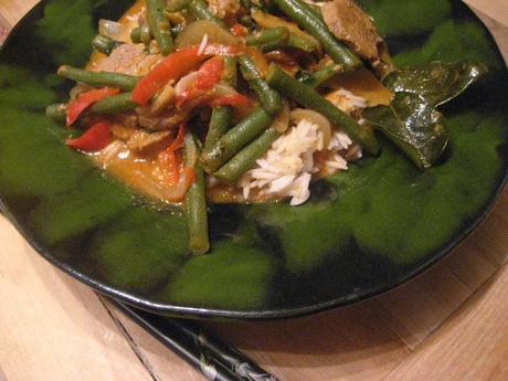 Filet de porc sauté au cari à la thaïe
