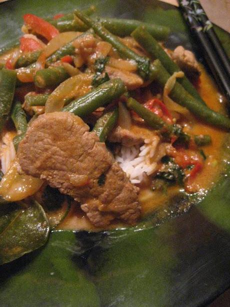 Filet de porc sauté au cari à la thaïe