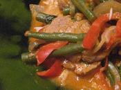 Filet porc sauté cari thaïe