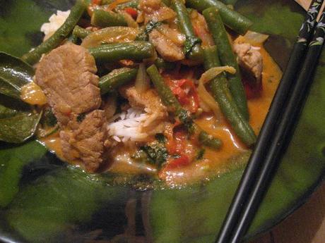 Filet de porc sauté au cari à la thaïe