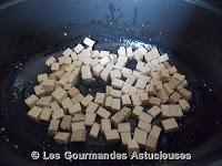 Tofu aux lentilles corail et Sarrasin grillé