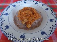 Tofu aux lentilles corail et Sarrasin grillé