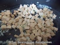 Tofu aux lentilles corail et Sarrasin grillé