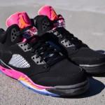 Air Jordan 5 GS Black Orange Pink Floridians