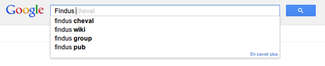 Google Suggest: Findus