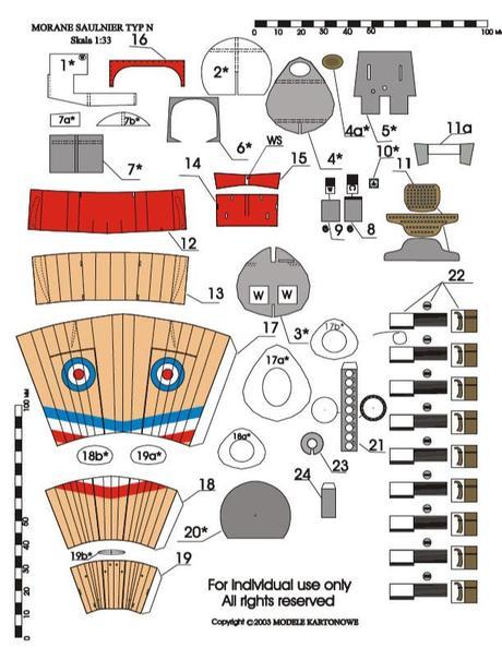 Papercraft Maurane Saulnier type N