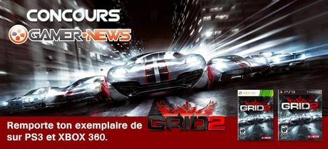 Concours du mercredi : Gagnez 2 exemplaires de Race Driver Grid 2 Grid 2