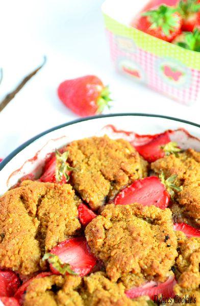 cobbler aux fraises IG bas