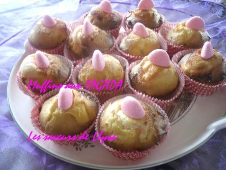 Muffins aux fraises TAGADA et partenariat