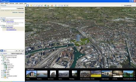  le Palais Lumière dans Google Earth