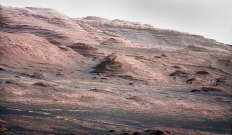 Curiosity марсоход сша снимок гора шарп