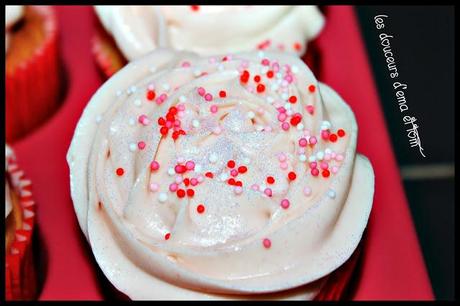 Cupcakes framboises et chocolat blanc