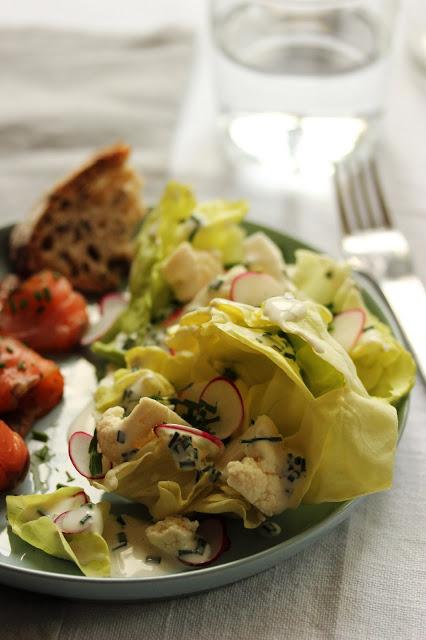 Salade de printemps Florette au saumon mariné et un mini I-pad à gagner !
