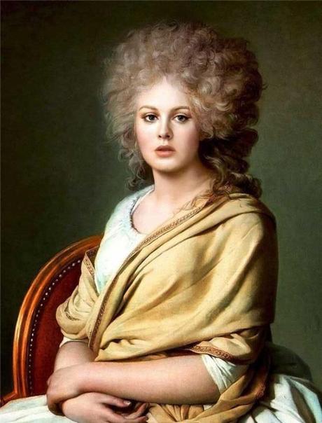 Classic-Paintings-Modern-Celebrities-Adele